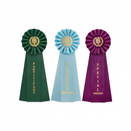 Rosette Premium Award Ribbons 1st 2nd 3rd 4th 5th Place Multipurpose Set